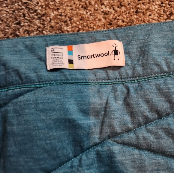 Smartwool Women's Mini Quilted Skirt - Teal - Picture 3 of 5
